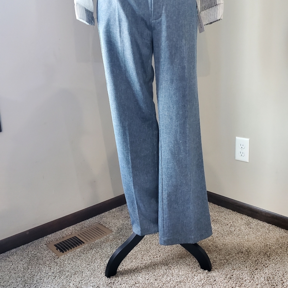 Light blue bootcut pants